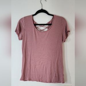 Mauve Strip Top